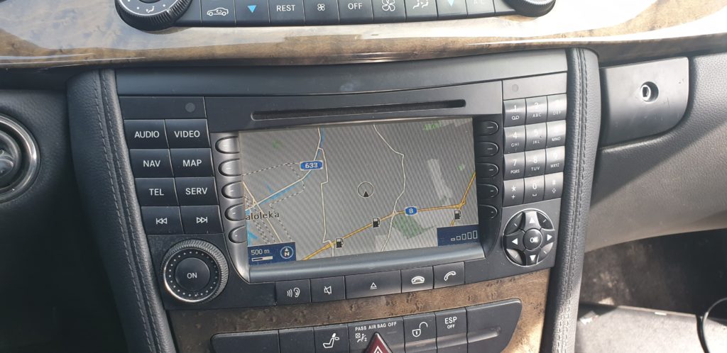 mercedes cls nawigacja GPS